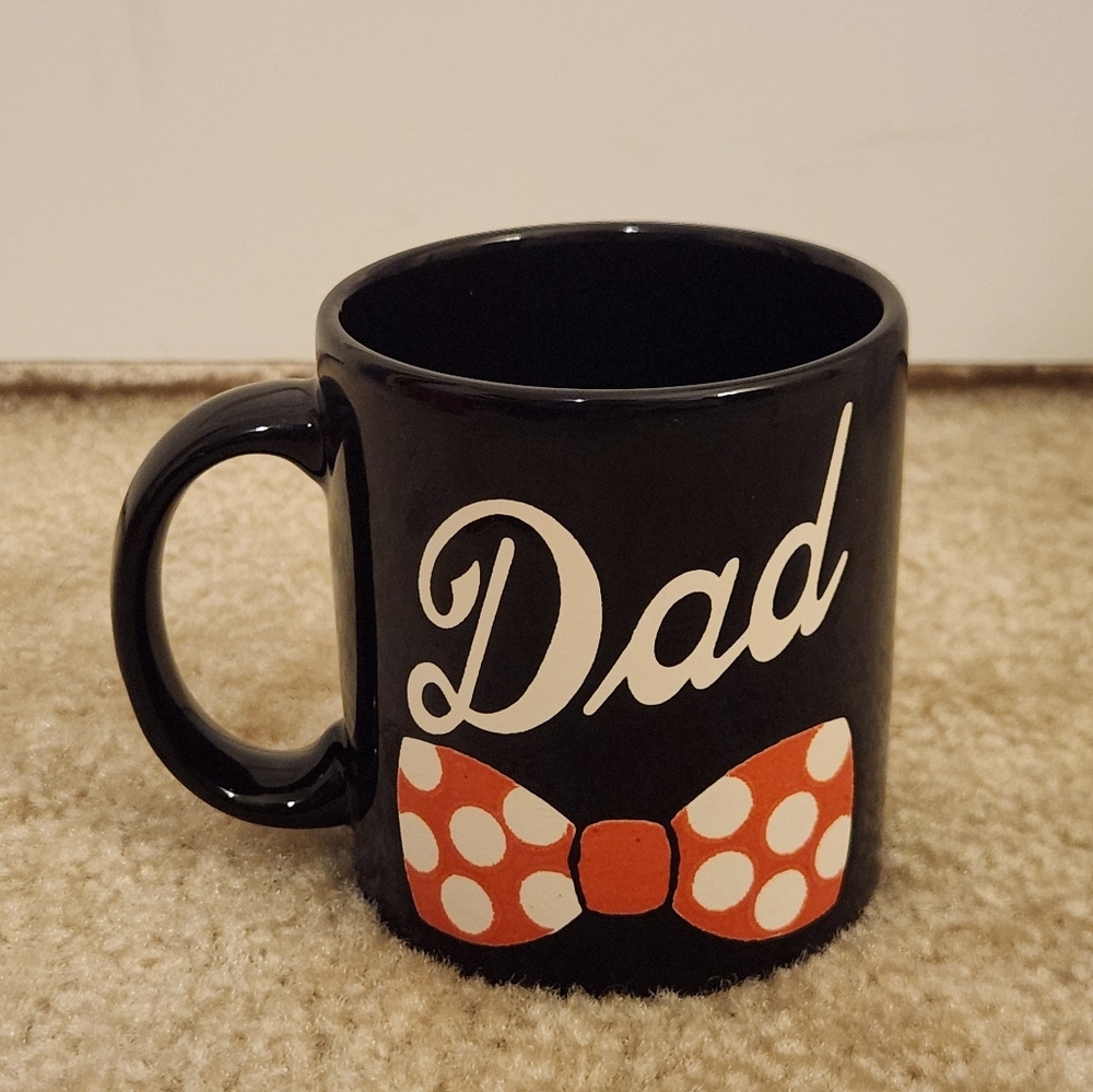 WAECHTERSBACH Germany Dad Coffee Mug Red Bow Tie Polka Dot Cup Father's Day Gift